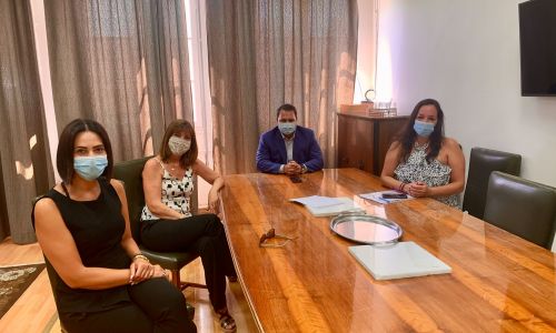 Με τον Γ. Γραμματέα Εμπορίου και Ανάπτυξης κ. Σταμπουλιδη Παναγιώτη στον οποιο εκθέσαμε τα προβλήματα του κλάδου μας.